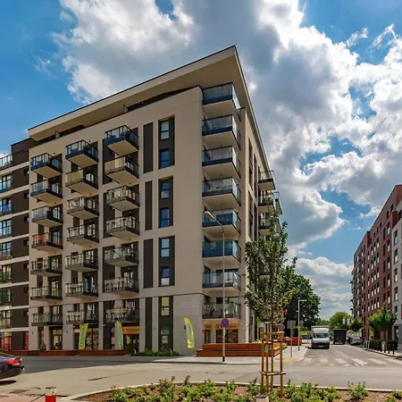 Unique Bright For 4 People Remote Work & Balcony Close To Pge By Renters Varsóvia