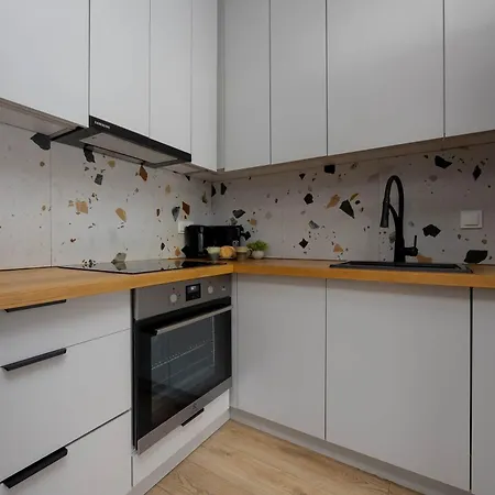 Unique Bright For 4 People Remote Work & Balcony Close To Pge By Renters Varşova